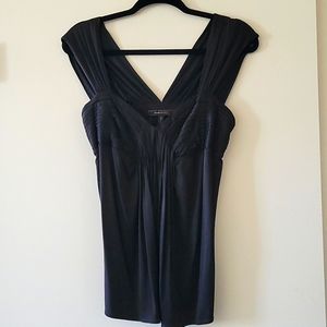 BCBGMaxAzria Black Blouse